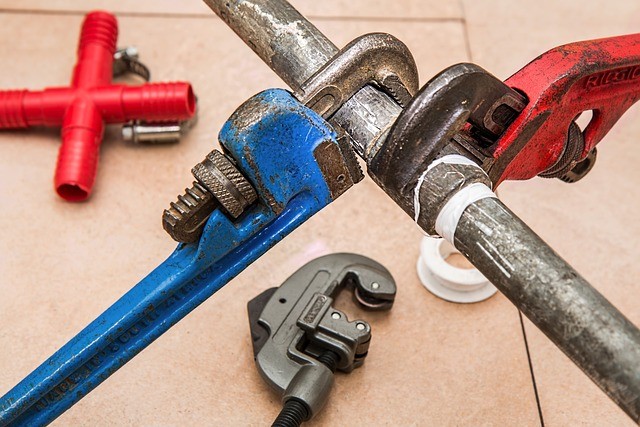 wrench used on a pipe
