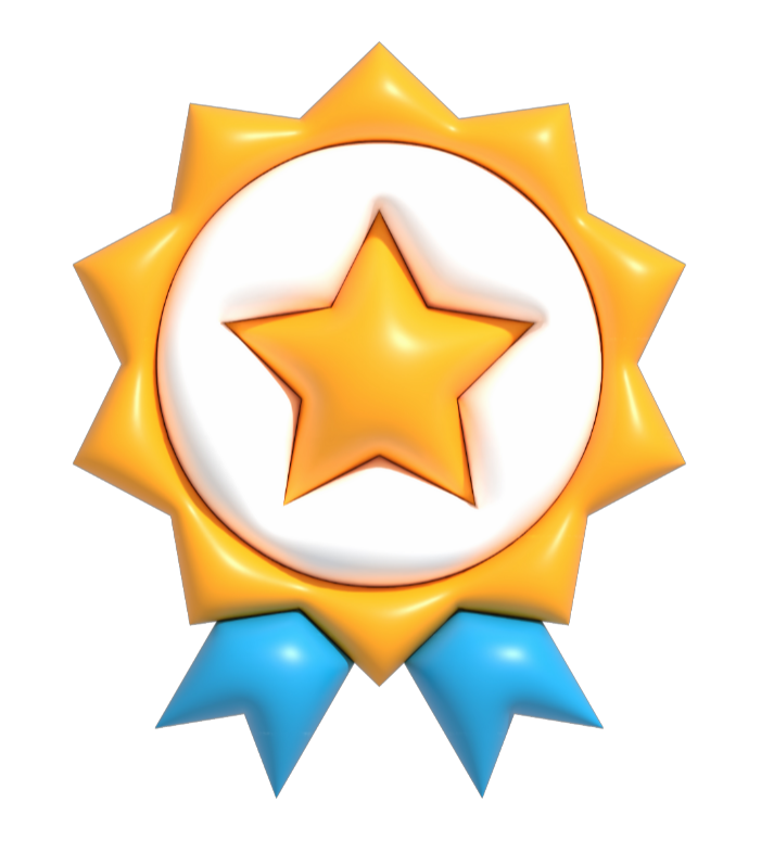 awards logo 3d element