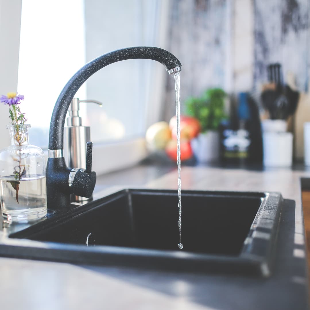 Leaking tap needs fixing.