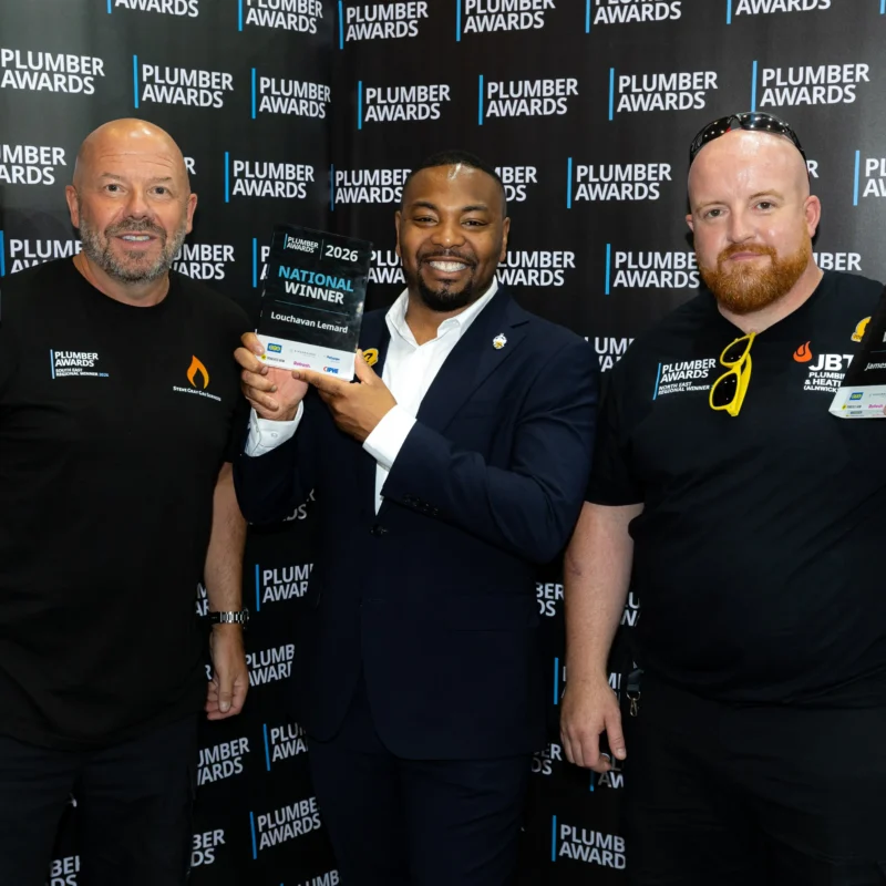 PH247 plumber Louchavan Lemard crowned UK Plumber of the Year at Installer Awards 2026 at NEC Birmingham