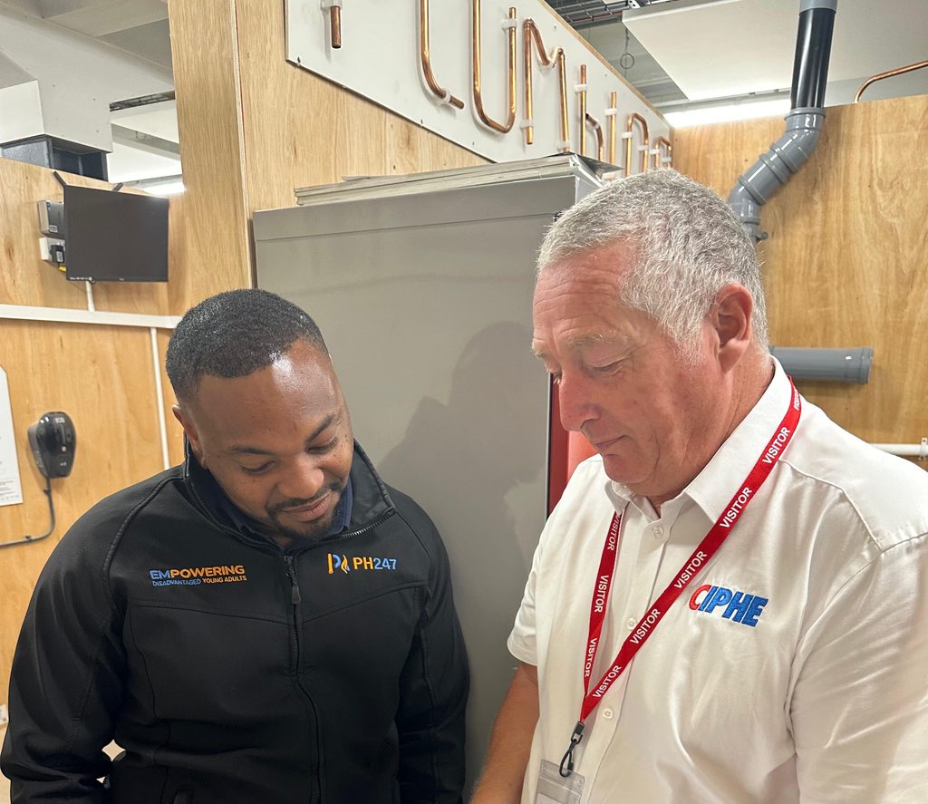Louchavan Lemard Helps Bring World Plumbing Conference Kit to Euston Skills Centre