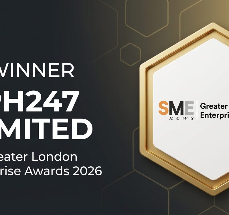 PH247 named Client Protection Plumbing & Heating Company of the Year 2026 at the SME News Greater London Enterprise Awards