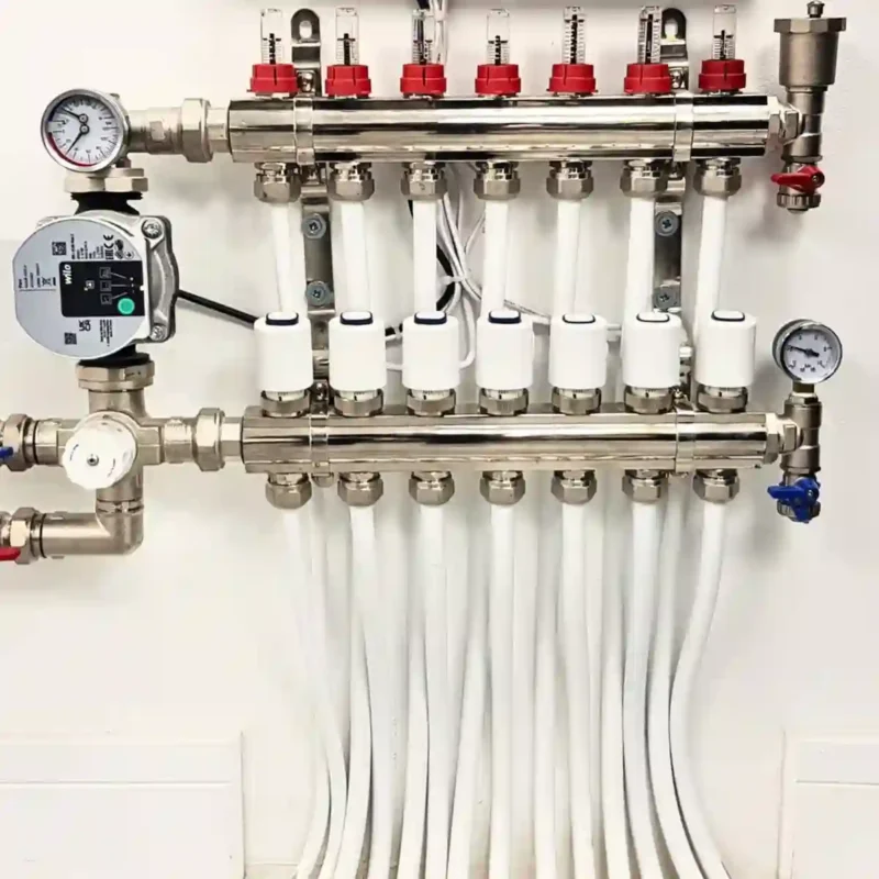 eurocone fitting for manifold to underfloor heating pipe pert 2 1